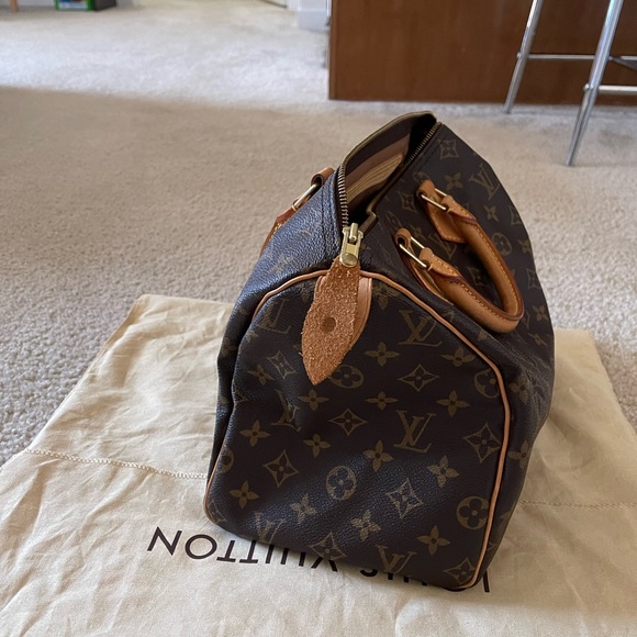 Louis Vuitton (Speedy 30 color Material Monogram) - Picture 2 of 10